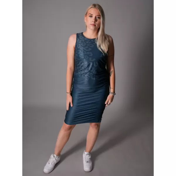  Dámské šaty premium ALTISPORT VOJ/ALW047SAT03 MODRÁ 