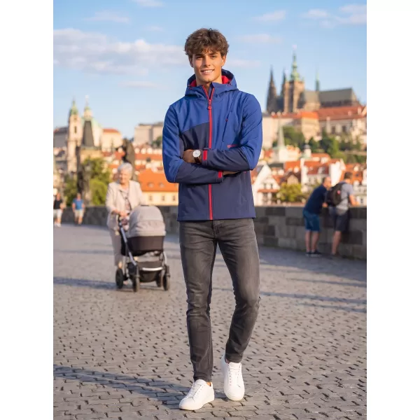  Pánská softshellová bunda ALTISPORT GAN MODRÁ 
