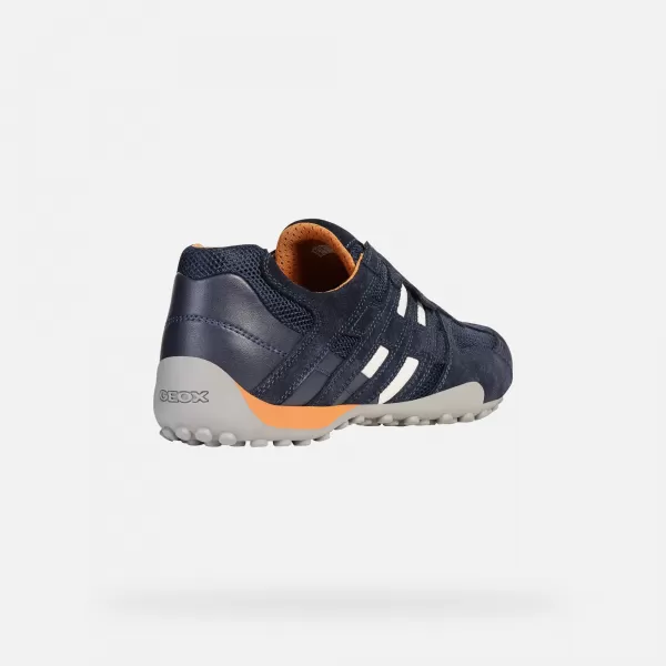  Pánské tenisky GEOX SNAKE G002632 TMAVĚ MODRÁ 