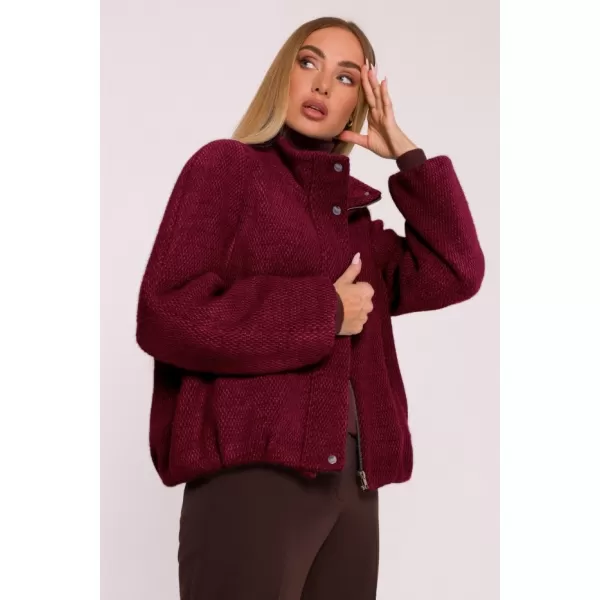  Dámský kabát MOE M885 MAROON 