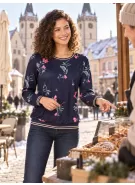 Dámské triko KIXMI VANESSA TMAVĚ MODRÁ