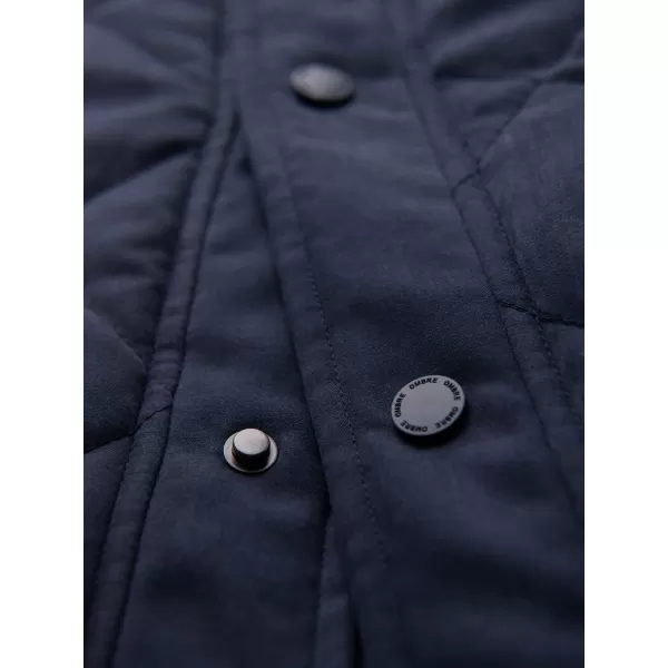  Pánská vesta OMBRE OM-JAVJ-0277 NAVY BLUE 