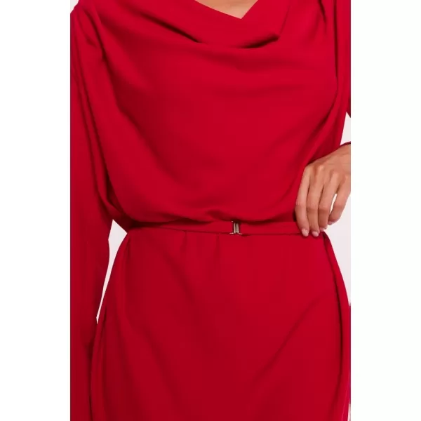  Dámské šaty STYLOVE S428 RED 