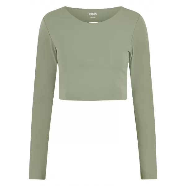  Dámské triko URBAN CLASSICS TB7807 MATCHA GREEN 
