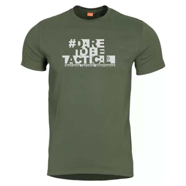  Triko PENTAGON AGERON HASHTAG K09012 OLIVE GREEN 