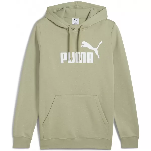  Pánská mikina PUMA ESS NO  1 LOGO HOODIE FL (S) 68257182 LUX ARMY 