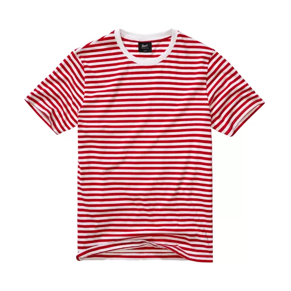  Pánské triko BRANDIT 4208 RED/WHITE 