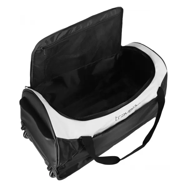  Taška TRAVELITE BASICS TROLLEY TRAVEL BAG BLACK/WHITE 