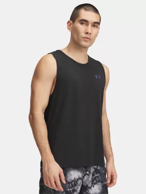 Pánské tílko UNDER ARMOUR VANISH ELITE SEAMLESS TANK 1382800-001 ČERNÁ