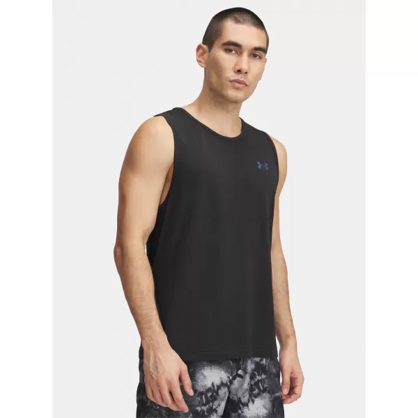  Pánské tílko UNDER ARMOUR VANISH ELITE SEAMLESS TANK 1382800-001 ČERNÁ 