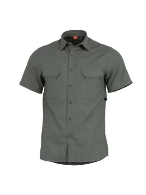 Pánská košile PENTAGON PLATO SHIRT SHORT K02019 CAMO GREEN