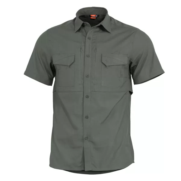  Pánská košile PENTAGON PLATO SHIRT SHORT K02019 CAMO GREEN 