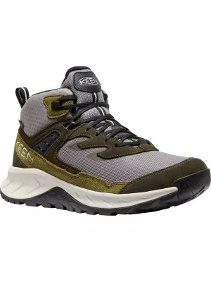 Pánské turistické boty KEEN HIGHTRAIL MID WP STEEL GREY/FOREST NIGHT
