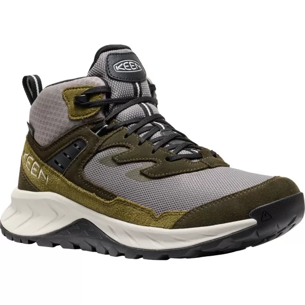  Pánské turistické boty KEEN HIGHTRAIL MID WP STEEL GREY/FOREST NIGHT 