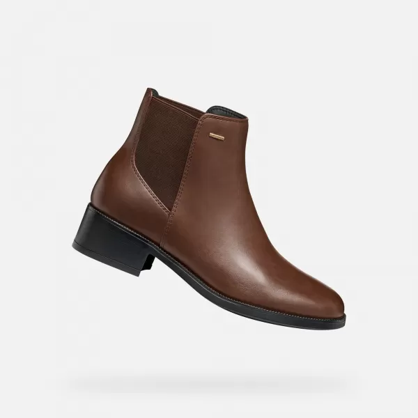  Dámské boty GEOX CAMEXIA NP ABX G009579 HNĚDÁ 