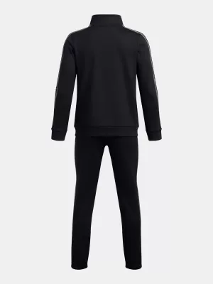 Chlapecké souprava UNDER ARMOUR UA B ICON KNIT TRACKSUIT 1390295-001 ČERNÁ