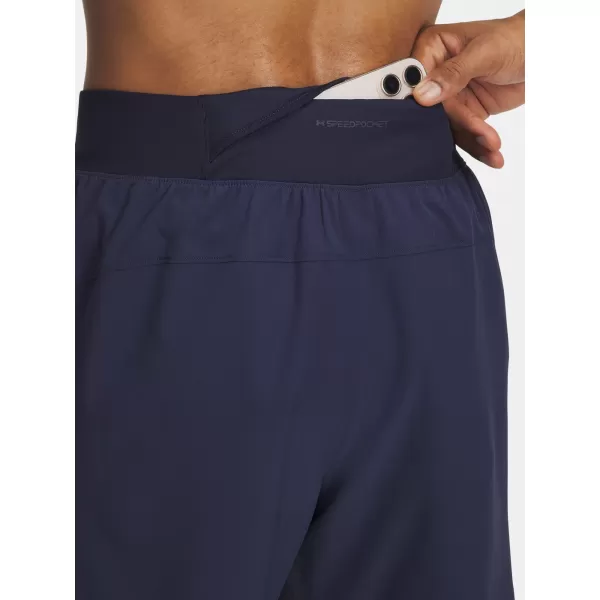  Pánské kraťasy UNDER ARMOUR UA LAUNCH PRO 7 SHORTS modrá 