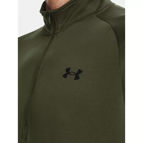  Pánské triko UNDER ARMOUR UA TECH 2.0 1/2 ZIP 1328495-392 ZELENÁ 