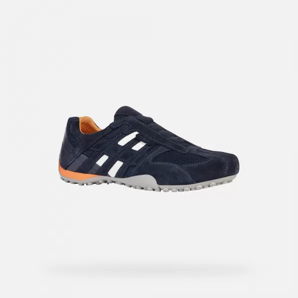  Pánské tenisky GEOX SNAKE G002632 TMAVĚ MODRÁ 