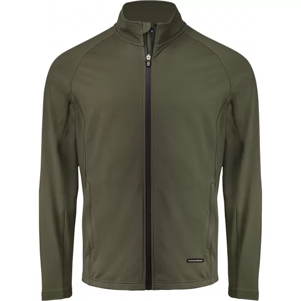  Pánská fleecová mikina CUTTER & BUCK | ADAPT FZ JACKET MEN IVY GREEN 