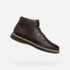 Pánské boty GEOX POVE G011452 TMAVĚ HNĚDÁ
