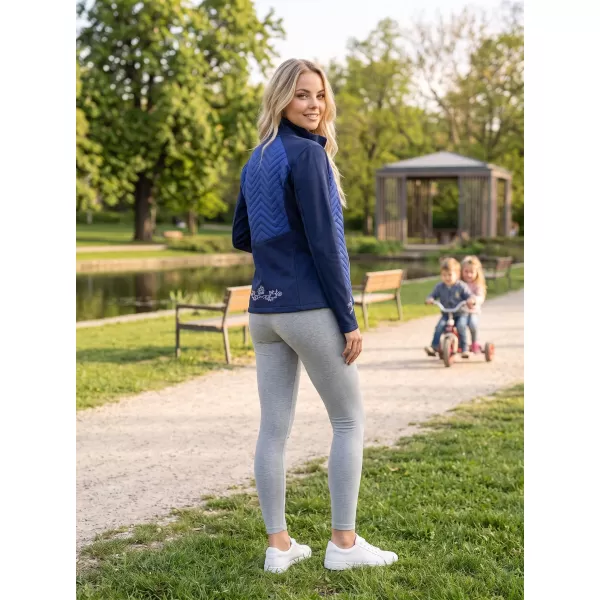  Dámská hybridní bunda ALTISPORT GAIL TMAVĚ MODRÁ 