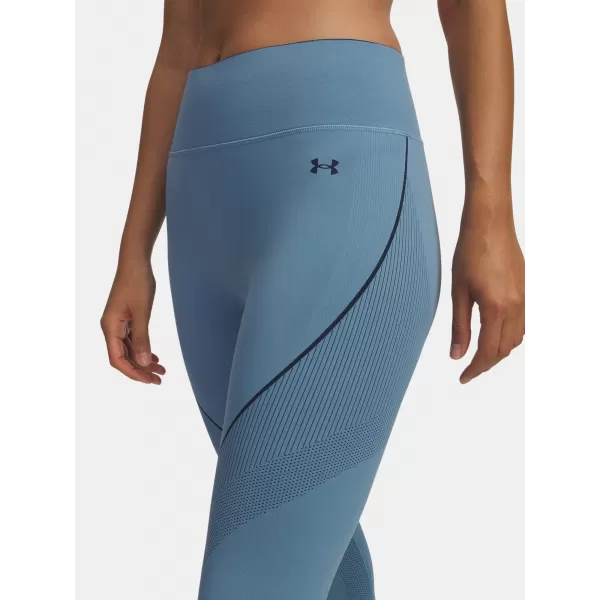  Dámské legíny UNDER ARMOUR UA VANISH SEAMLESS LEGGING 6000646-418 MODRÁ 