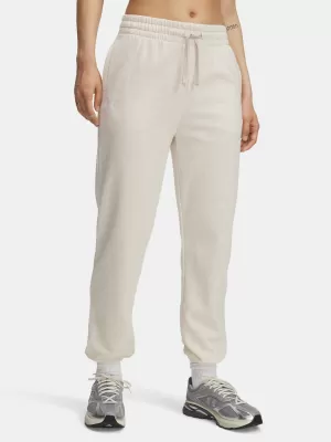 Dámské tepláky UNDER ARMOUR UA RIVAL TERRY JOGGERS 1382735-783 HNĚDÁ
