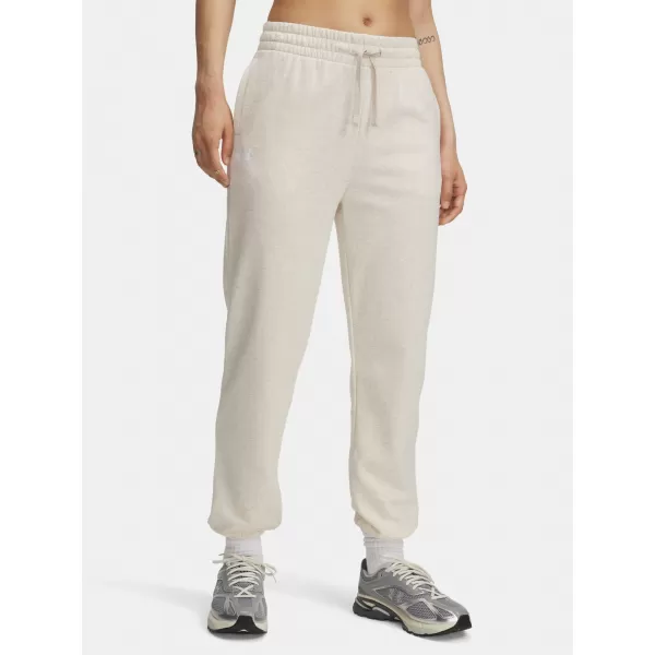  Dámské tepláky UNDER ARMOUR UA RIVAL TERRY JOGGERS 1382735-783 HNĚDÁ 