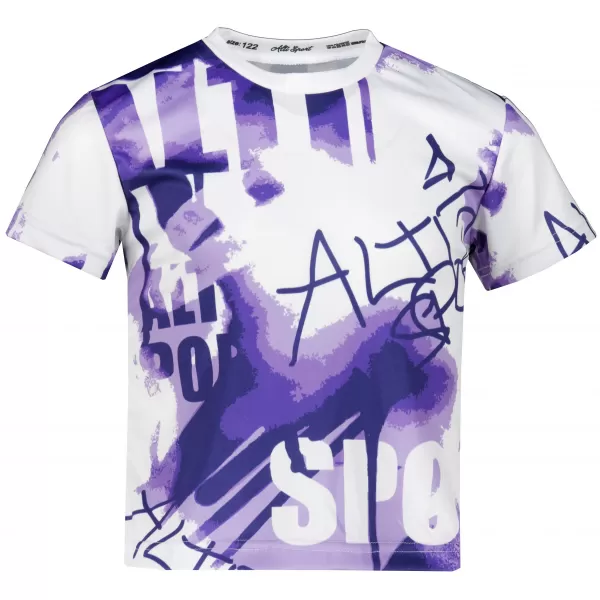  Dětské funkční triko premium ALTISPORT VOJ/ALK076TR01 VIOLET/WHITE 