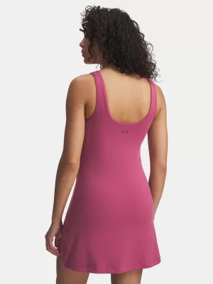 Dámské šaty UNDER ARMOUR MOTION DRESS 1384053-659 ČERVENÁ