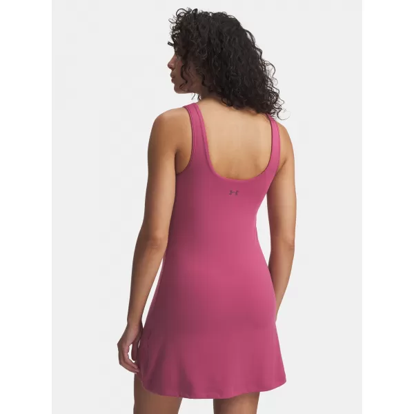  Dámské šaty UNDER ARMOUR MOTION DRESS 1384053-659 ČERVENÁ 