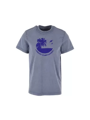 Pánské triko BRANDIT 8673 VINTAGE BLUE