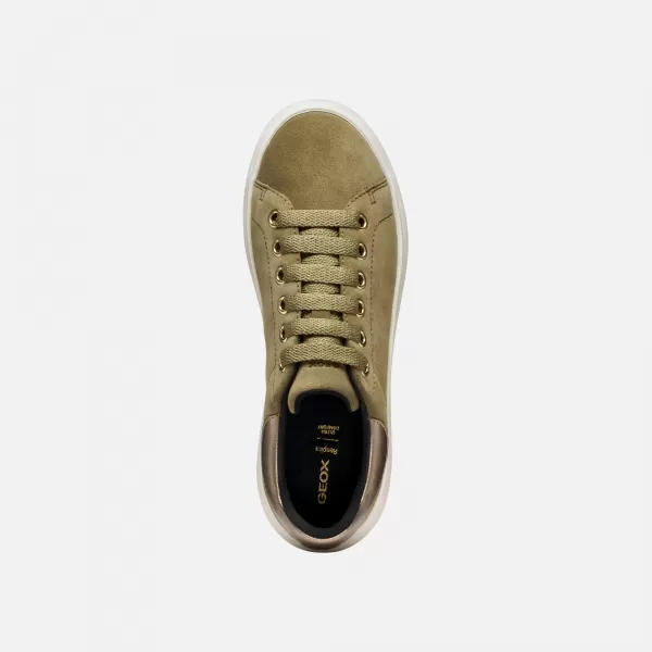  Dámské tenisky GEOX SPHERICA EC4.1 G009311 KHAKI 