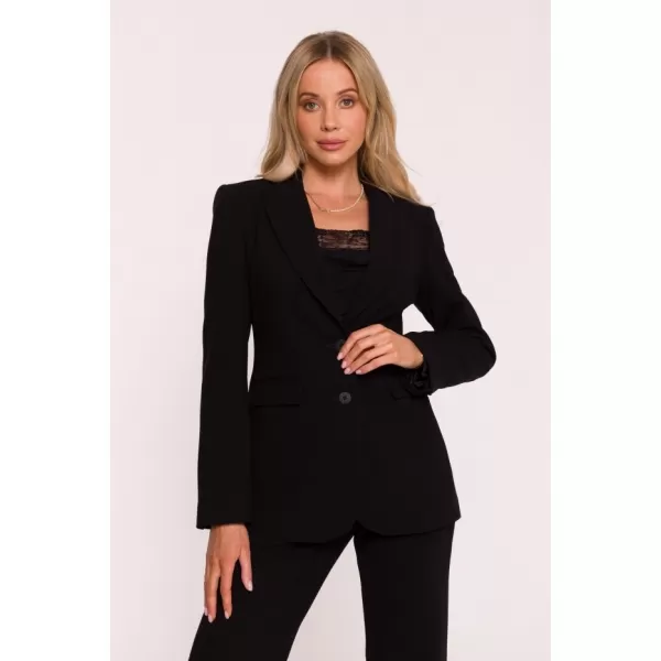  Dámské sako STYLOVE S417 BLACK 