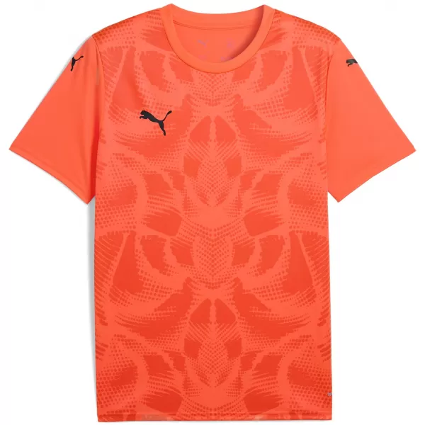  Pánský dres PUMA TEAMULTIMATE JERSEY 706280_38 NEON SUN/PUMA BLACK 