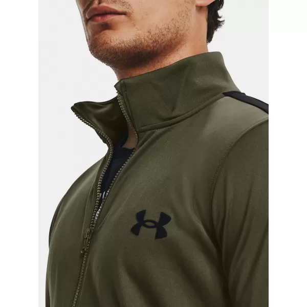 Pánská souprava UNDER ARMOUR UA KNIT TRACK SUIT 1357139-390 ZELENÁ 