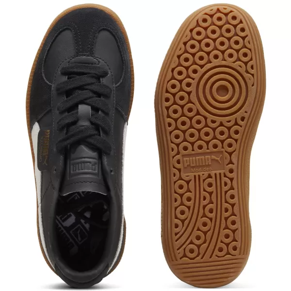  Dětské boty PUMA PALERMO LTH JR 39727503 PUMA BLACK/FEATHER GRAY/GUM 