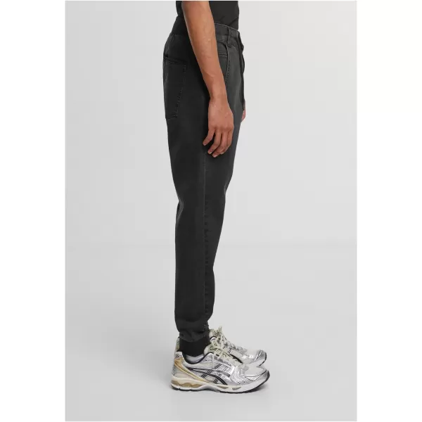  Pánské džíny URBAN CLASSICS TB7567 BLACK WASHED 