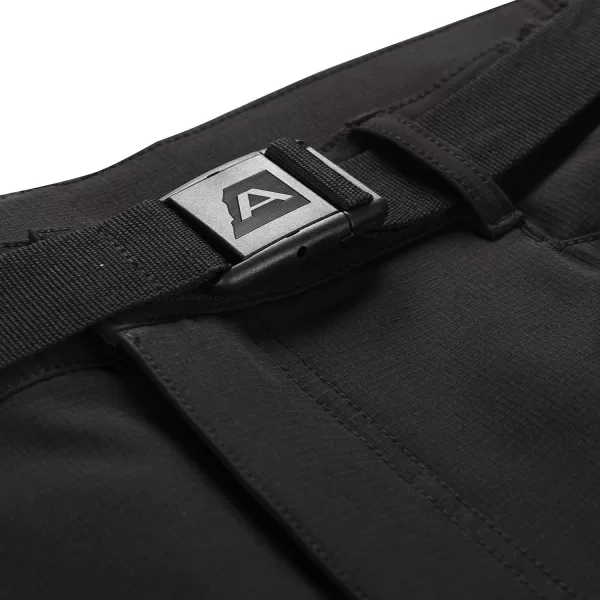  Pánské softshellové kalhoty ALPINE PRO CORB MPAF672 ČERNÁ 