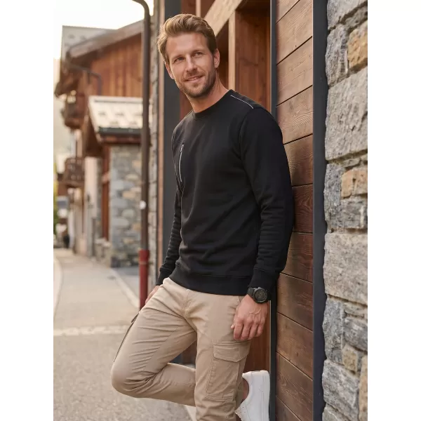  Unisex mikina Kariban WK | WK 403 BLACK/SILVER 