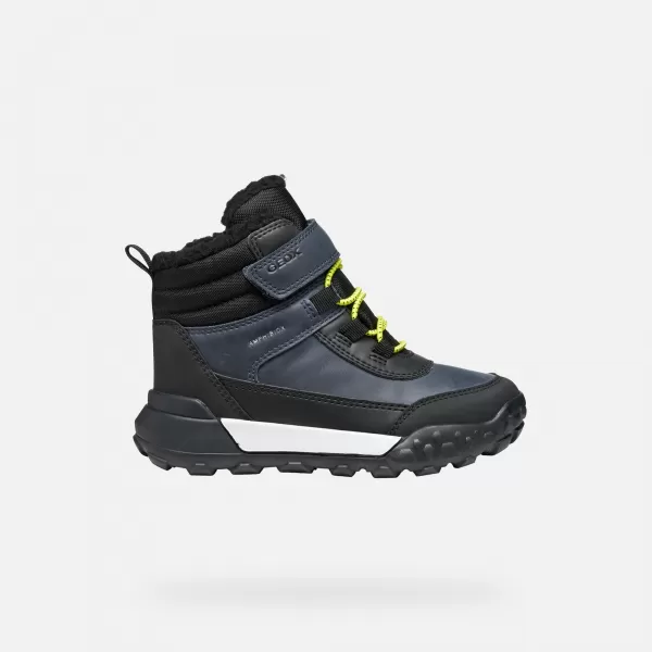  Chlapecké kotníkové boty GEOX TREKKYUP ABX J46MBE0MEMSC0749 TMAVĚ MODRÁ 