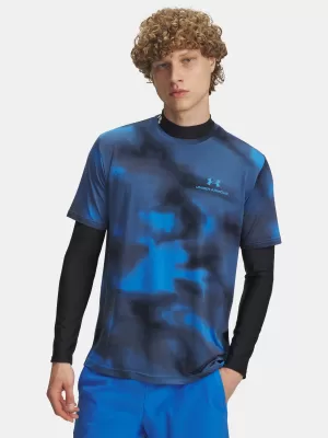 Pánské triko UNDER ARMOUR VANISH ENERGY PRINTED SS 1383974-402 MODRÁ