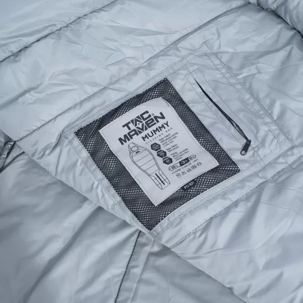  Spací Pytel PENTAGON MUMMY SLEEPING BAG 360GR/M² D19003 BROWN GREY/MIX 
