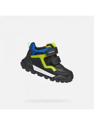 Chlapci první kroky GEOX TREKKYUP ABX B566LB0MEFUC9299 ČERNÁ