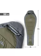Spací Pytel PENTAGON MUMMY SLEEPING BAG 360GR/M² D19003 BROWN GREY/MIX