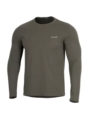 Pánské triko PENTAGON AGERON 2.0 LONG ARM SHIRT K09029 BROWN GREY