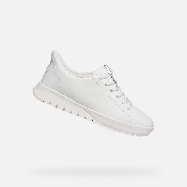  Dámské tenisky GEOX FLEXTRIDE PLUS G009594 BÍLÁ 
