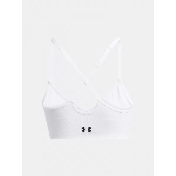  Dámská podprsenka UNDER ARMOUR VANISH SEAMLESS LOW BRA 1384417-100 BÍLÁ 
