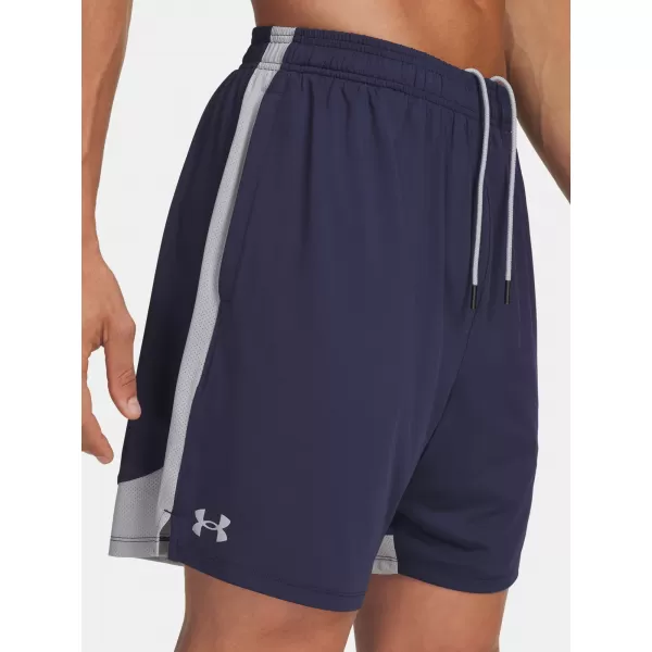  Pánské kraťasy UNDER ARMOUR UA TECH VENT 2IN1 SHORT 6005917-410 MODRÁ 